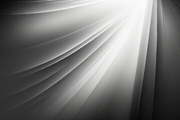 Abstract background with smooth lines in black and white colors