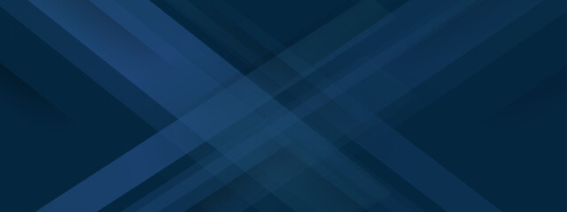 Bright blue abstract background geometry with layer element vector for presentation design