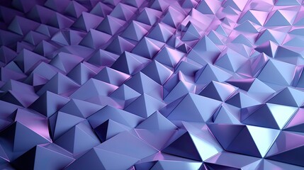 Lilac High Tech Atmospheric Pattern on Three-Dimensional Tile Structure. Generative AI