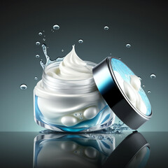 Spa Moisturizing Face Cream. Generative AI,