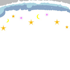 Obraz premium frame with clouds