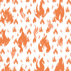 Tongues of fire background