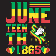 Juneteenth 1865 design