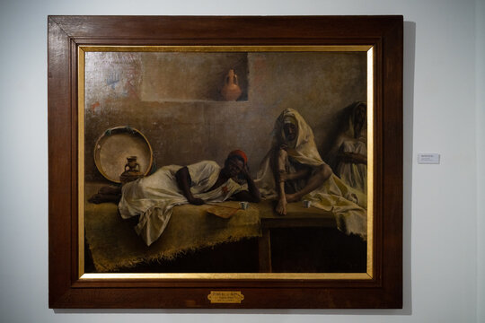 Fumeurs de kiff (1887) - Auguste Albert Louis Paul - Paul Val&eacute;ry Museum (S&egrave;te)