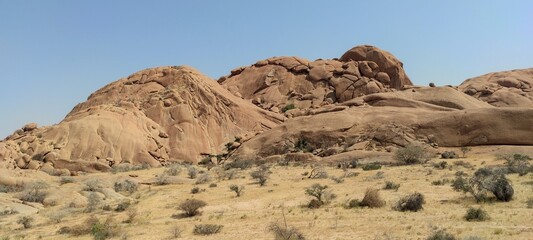 Landscape in the desert