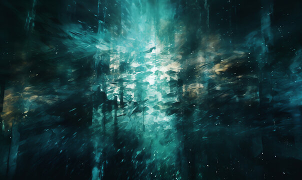 random dark aura background wallpaper. generative AI