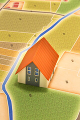 New home and free vacant land for building activity in rural lan