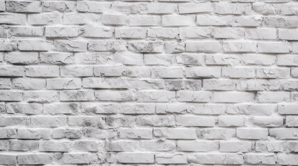 white brick wall texture wallpaper. generative AI