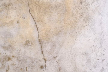 Detail of old cracked wall