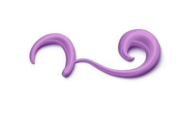 3d vintage line elegant corner divider and separator, swirl decorative ornament isolated transparent png. Floral line filigree design element. Flourish curl element for invitation, web or menu page