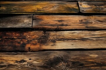 Naklejka premium Captivating Brown Wood Texture Background Generated by AI