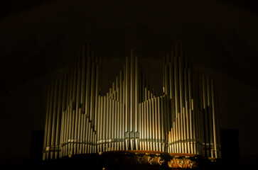 Organ of the Nossa Senhora de Fátima Church, São Paulo, Brazil.