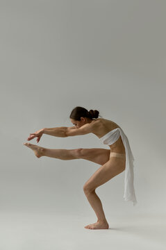 Ballet dancer pose