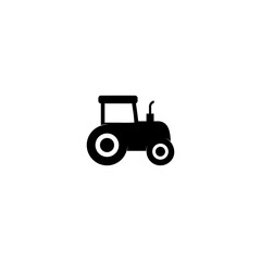  Tractor icon  isolated on white background 