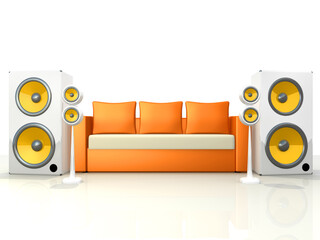 Computer generated image - Sound And Design.