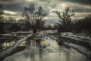 the long-awaited spring in the countryside