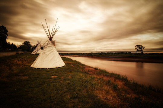 Teepee On The Shubenacadie River