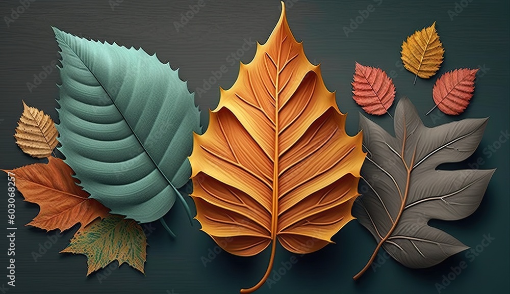 Aufkleber the passing of summer ushers in the autumnal frame of mind. generative ai
