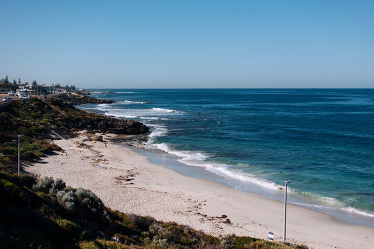 A landscape image of Trigg Beach, Western Australia