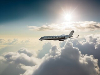 Fototapeta na wymiar Opulence in the Sky with Gulfstream G700