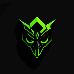 symbol on black background