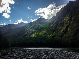 landscape in the mountains