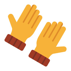 Fototapeta premium Gloves Icon