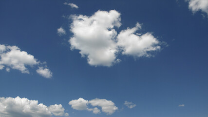 Blue sky with clouds