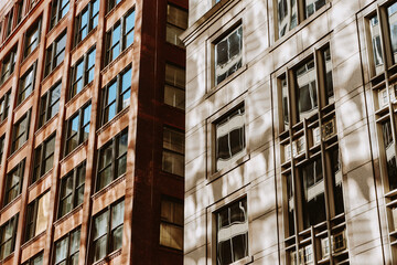 Windows of Chicago buildings