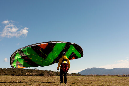 paragliding ground handling practice