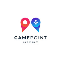 game point logo design for places and providers to play games