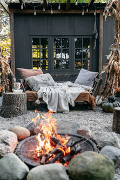 Fall Cozy fire 