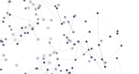 Concept of Network, internet communication. 3d illustration