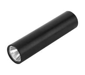 Battery-powered LED hand flashlight