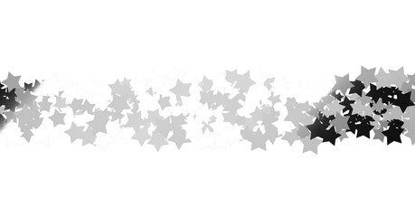 XMAS stars background, sparkle lights confetti falling. magic shining Flying christmas stars on night - png transparent