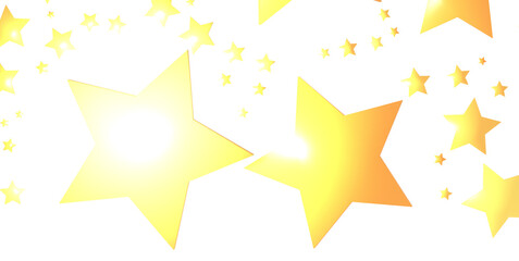 XMAS stars. Confetti celebration, Falling golden abstract decoration for party, birthday celebrate,