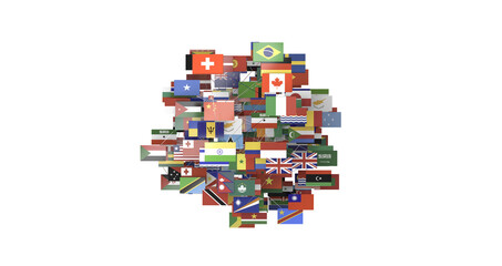 All official national flags of the world