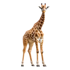 Fototapeten giraffe on a transparant background, PNG, Generative Ai © purich