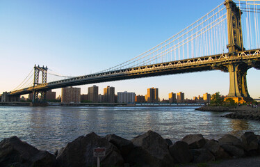 a panoramic view of the skyline of manhattan
