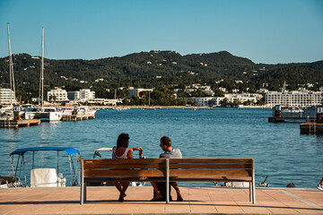 couple on the pier