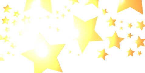 XMAS stars. Confetti celebration, Falling golden abstract decoration for party, birthday celebrate,