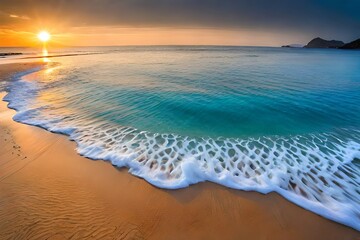 Meer im Sonnenuntergang