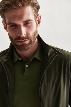 Studio portrait of a stylish man