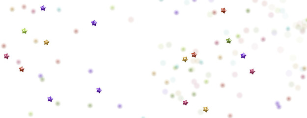 XMAS Stars - colored stars - png transparent