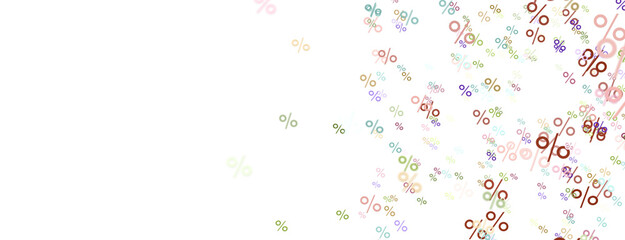 Blurred sale background. 3d - PNG transparent