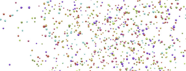 colorful  whirlwind of golden snowflakes and stars. New png transparent