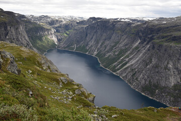 Naklejka na ściany i meble fjord of Norway