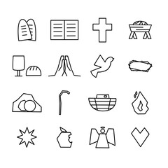 icons on Christian themes, bible icons