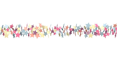 colorful stars background, sparkle lights confetti falling. magic shining Flying christmas stars on night  png transparent