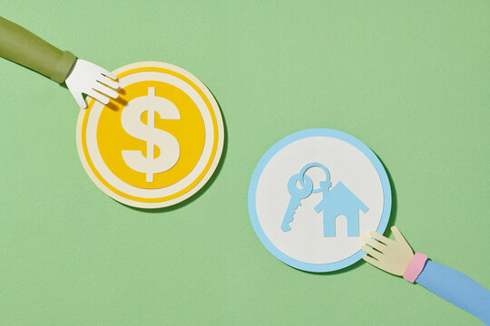 Business loans for real estate concept.